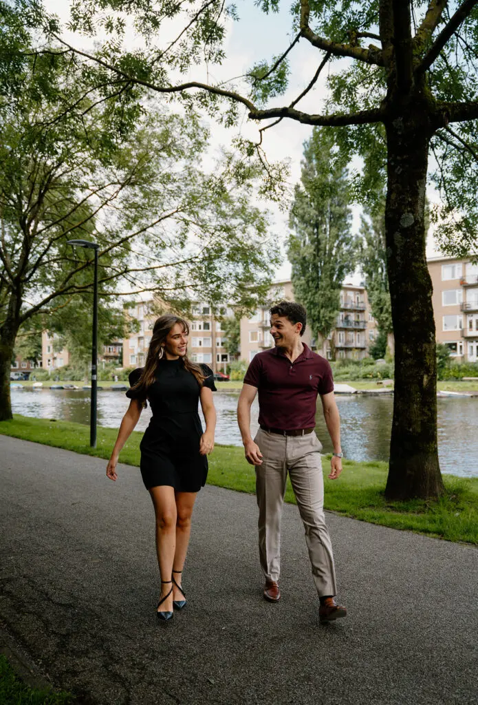 Makelaar Julius en Taxateur in opleiding Danai